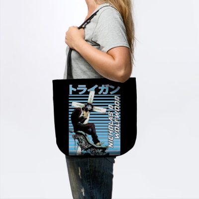 Retro Trigun Anime Men Women Tote Official Trigun Merch