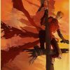 TRIGUN STAMPEDE Poster Japanese Classic Anime Kraft Paper Wall Decoration Cafe Bedroom Living Room Aesthetics Rimless 8 - Trigun Merch