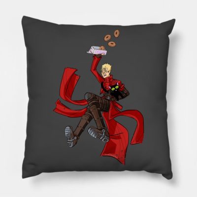 Not The Donuts Throw Pillow Official Trigun Merch