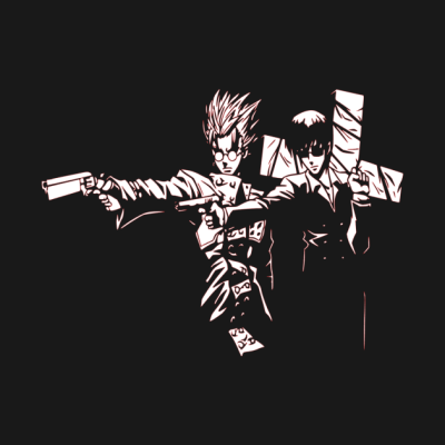 Vash The Stampede And Nicholas D Wolfwood Hoodie Official Trigun Merch