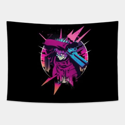 Classic Retro Legato Design Character Tapestry Official Trigun Merch