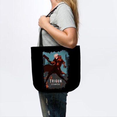 Graphic Vintage Gun Movie Characters Tote Official Trigun Merch