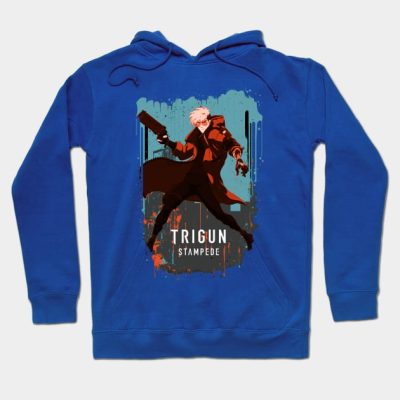 Graphic Vintage Gun Movie Characters Hoodie Official Trigun Merch