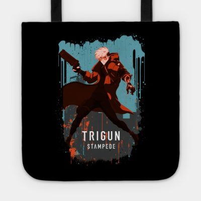 Graphic Vintage Gun Movie Characters Tote Official Trigun Merch