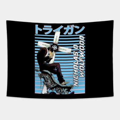 Retro Trigun Anime Men Women Tapestry Official Trigun Merch