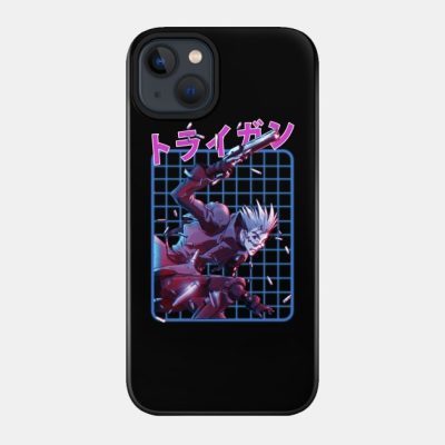 Vintage The Stampede Funny Men Phone Case Official Trigun Merch