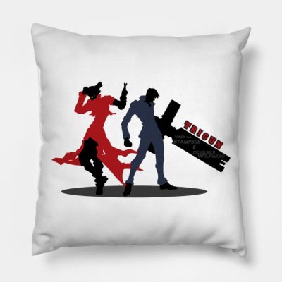 Vash And Nicholas Throw Pillow Official Trigun Merch