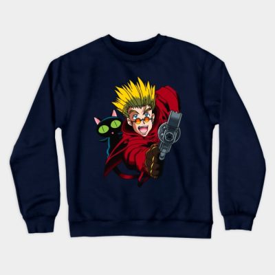 Vash The Humanoid Typhoon Crewneck Sweatshirt Official Trigun Merch