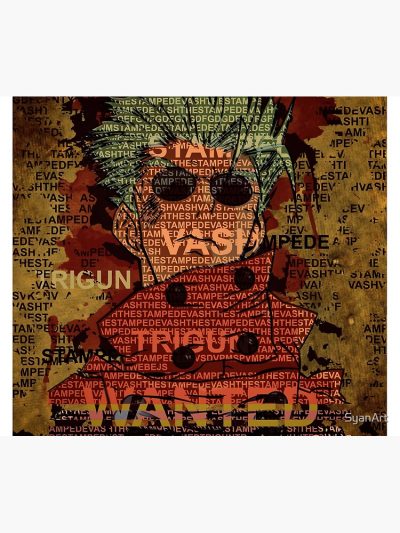 Trigun Typo Artwork Tapestry Official Trigun Merch