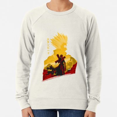 Vash Typhoon Silhouette Design Sweatshirt Official Trigun Merch