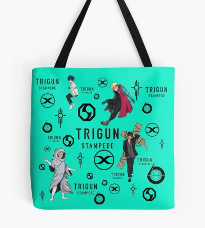 Stampede All Over Design Tote Bag Official Trigun Merch