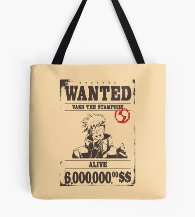 Wanted! Alive Tote Bag Official Trigun Merch