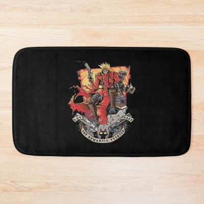 The Vash Wolf Wood Thypooon Bath Mat Official Trigun Merch