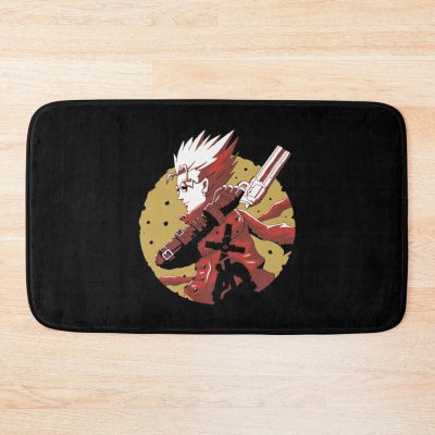 Vintage Trigun Sticker Bath Mat Official Trigun Merch