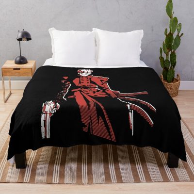 Trigun Retro Vintage Throw Blanket Official Trigun Merch