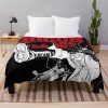 Trigun Gunsmoke Black Throw Blanket Official Trigun Merch