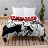 Trigun Gunsmoke White Throw Blanket Official Trigun Merch