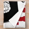 Trigun Gunsmoke White Throw Blanket Official Trigun Merch