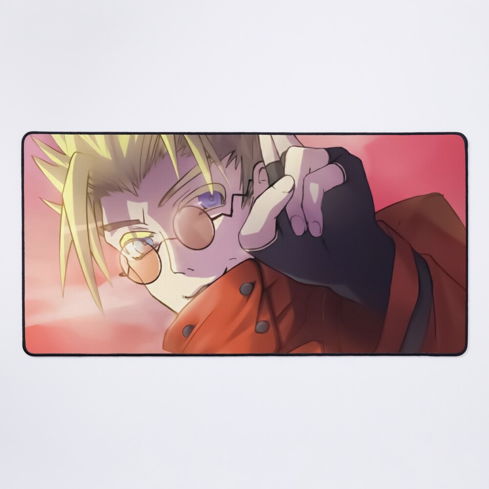 Vash The Stampede Trigun Fine Art Anime Mouse Pad Official Trigun Merch