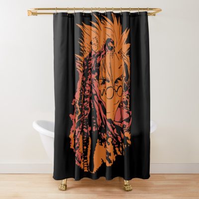 Trigun Retro Vintage Shower Curtain Official Trigun Merch