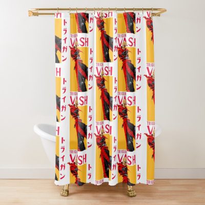 Vash The Stampede Shower Curtain Official Trigun Merch