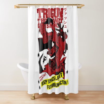 Trigun Vash The Stampede Shower Curtain Official Trigun Merch