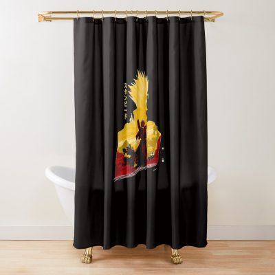 Humanoid Typhoon Classic T Shirt Shower Curtain Official Trigun Merch