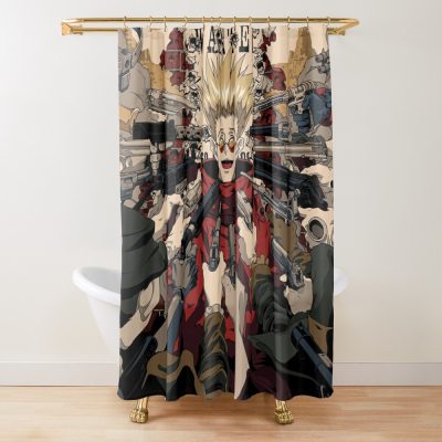 Trigun Vash The Stampede Dual Shower Curtain Official Trigun Merch