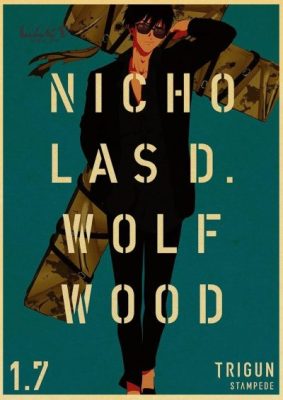 Trigun Nicholas D. Wolfwood Classic Decorating Poster